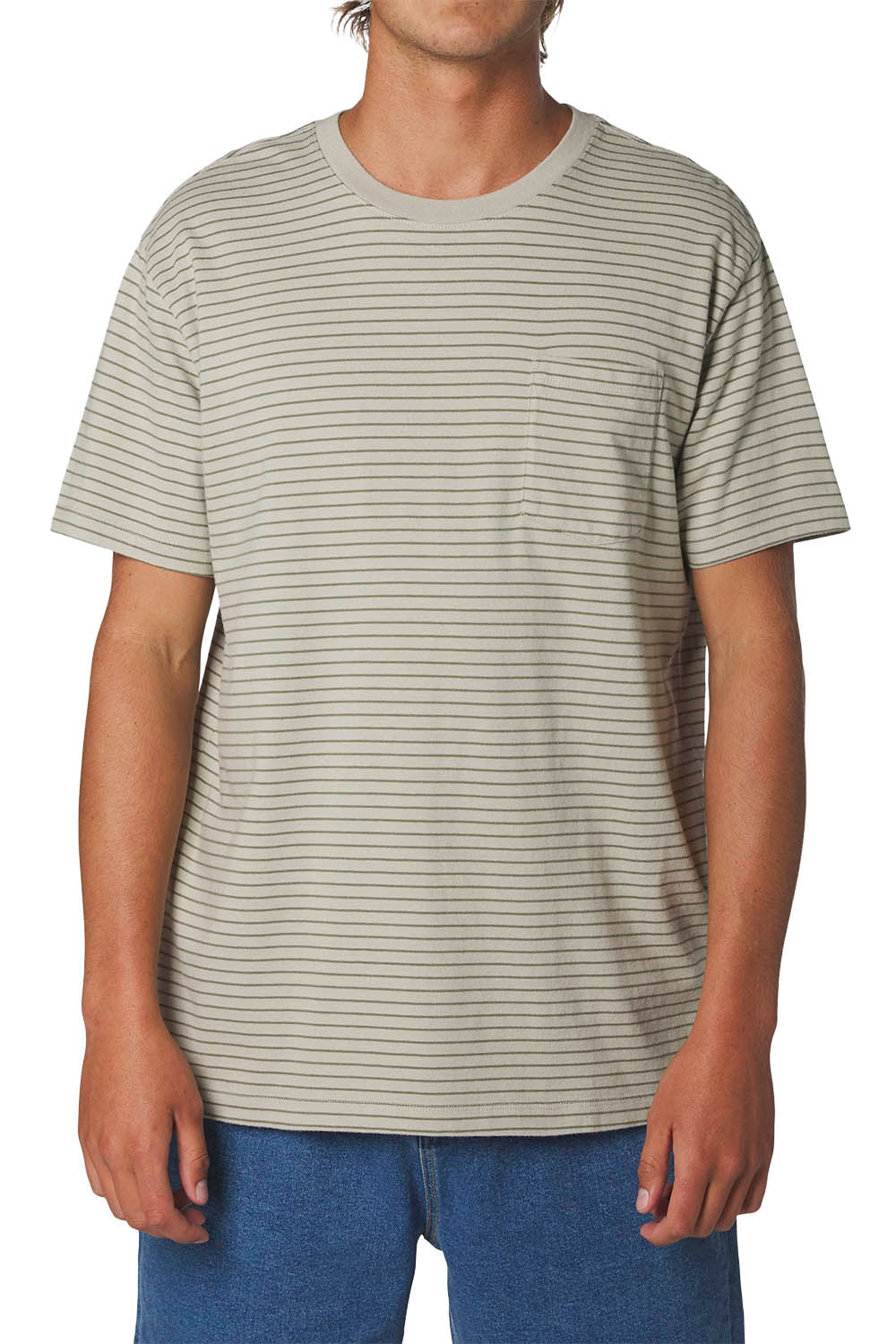 katin - FINLEY POCKET TEE - MINERAL GRAY