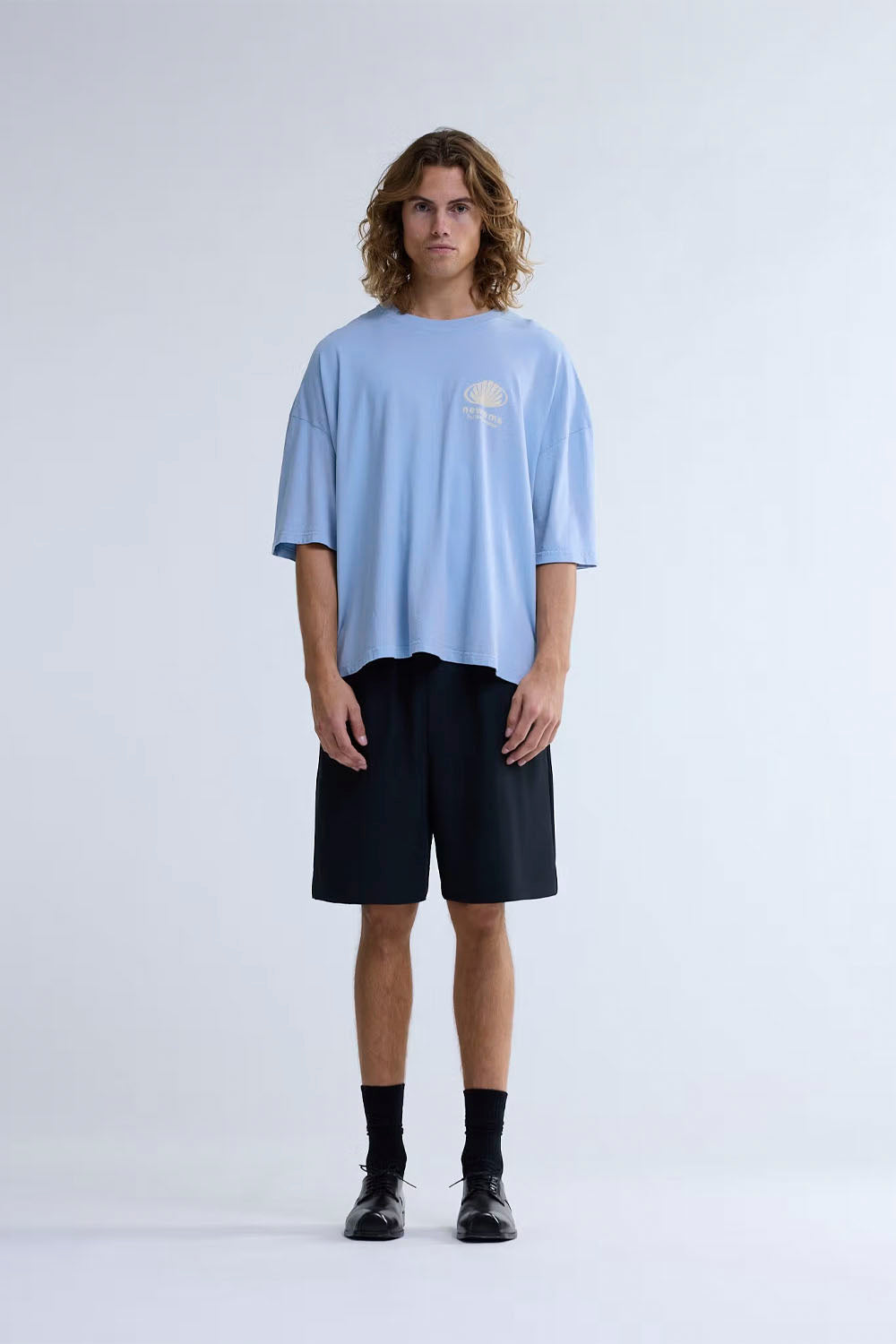 NEW AMSTERDAM SURF ASSOCIATION - CORPORATE LOGO TEE - BABY BLUE