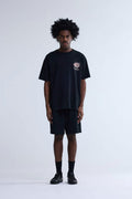 NEW AMSTERDAM SURF ASSOCIATION - TROPICAL TEE - BLACK