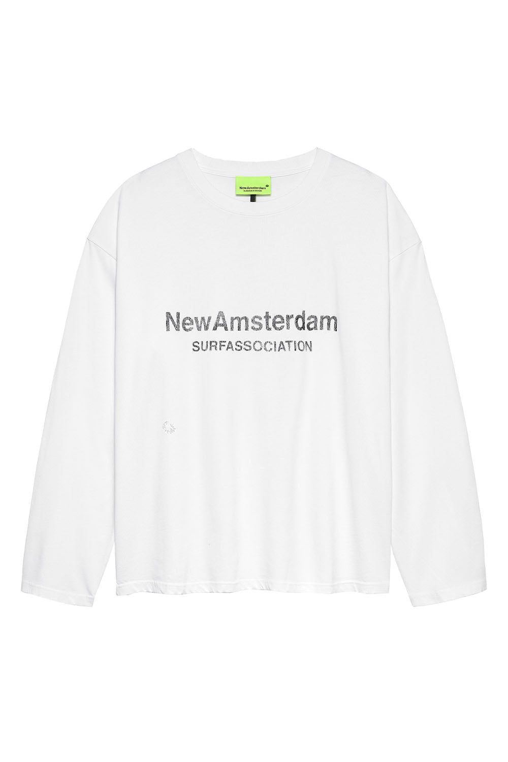 NEW AMSTERDAM SURF ASSOCIATION - WORKED LOGO LONGSLEEVE TEE
