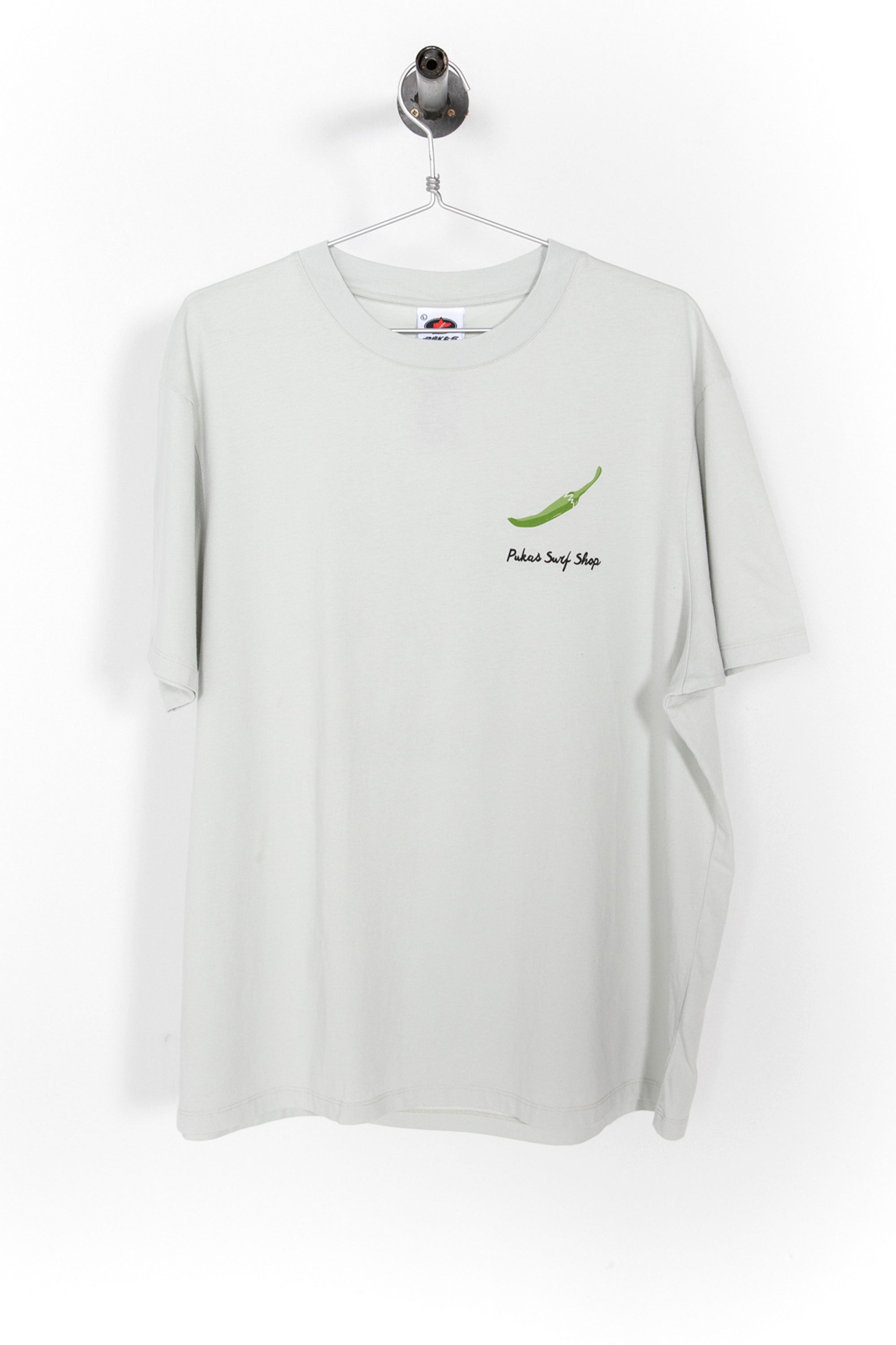PUKAS SURF SHOP - PIPARRA TEE - ICE GREY - MAN