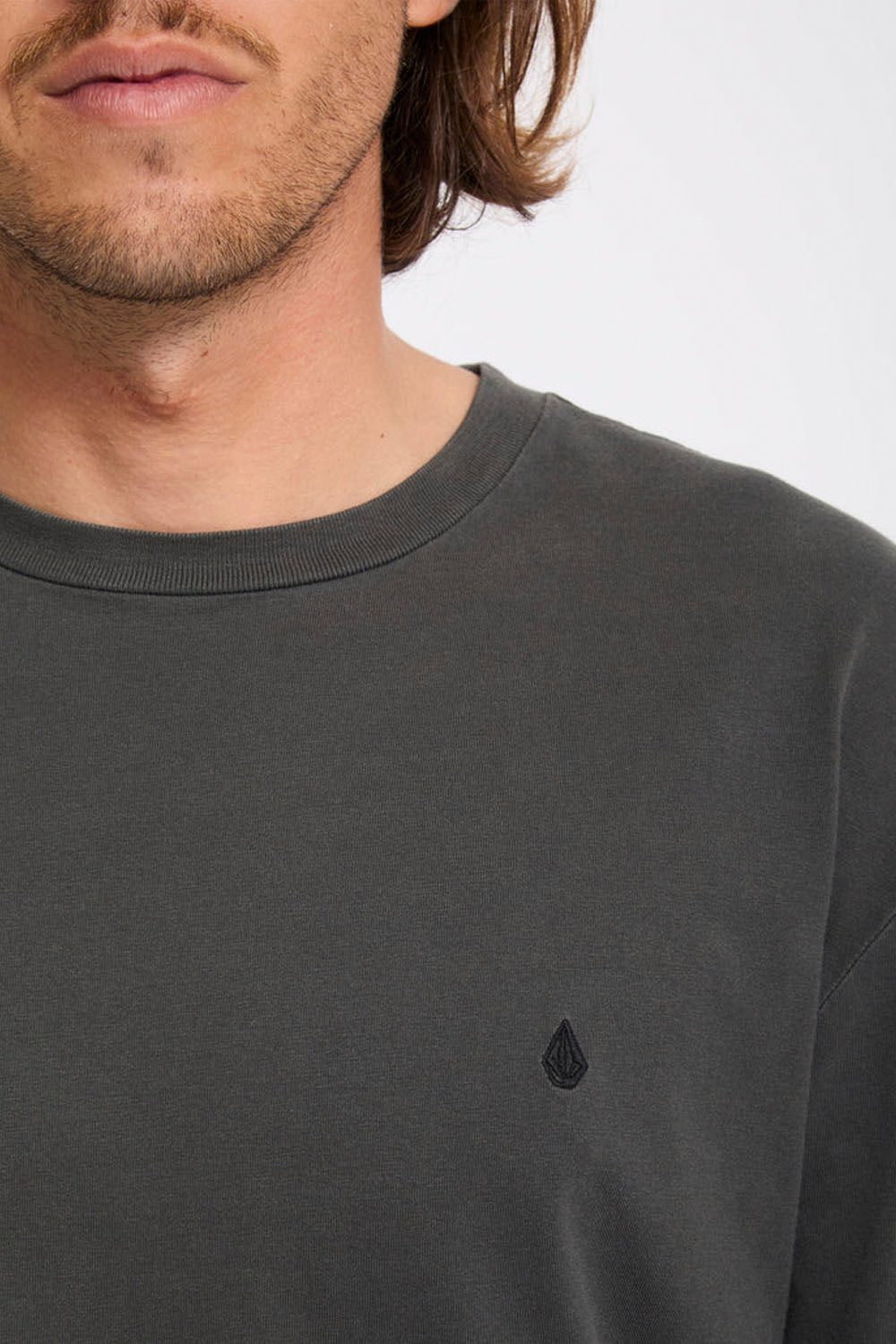 VOLCOM - SOLID STONE T-SHIRT - BLACK