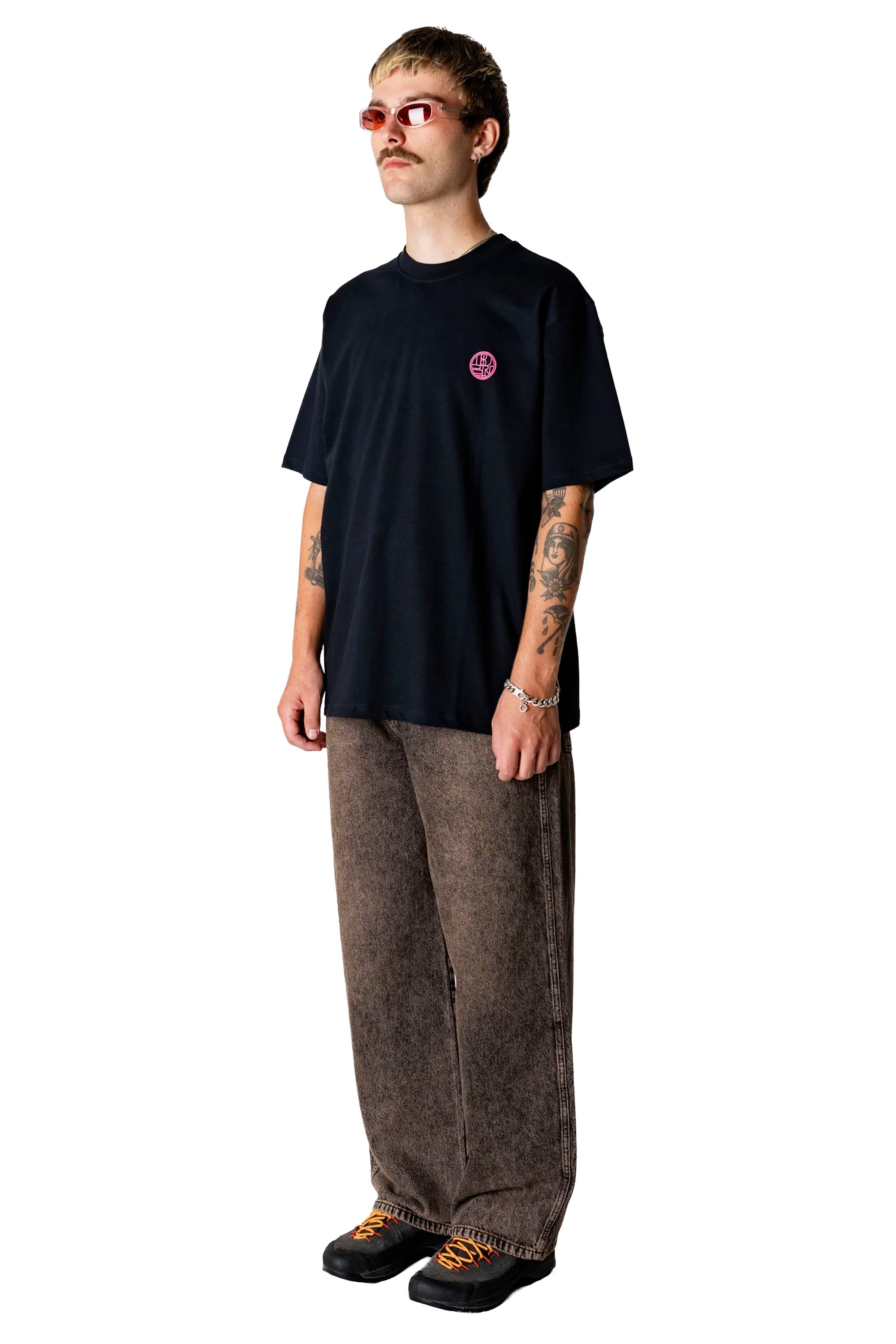 WOODBIRD - WBBAINE DUMP TEE - BLACK