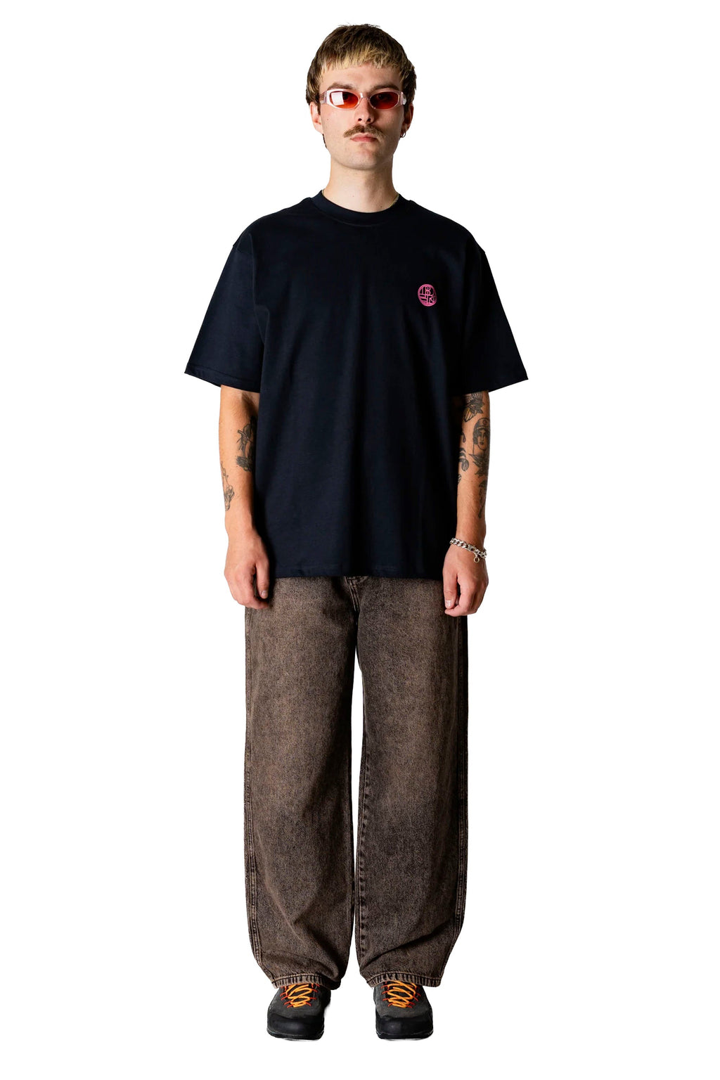 WOODBIRD - WBBAINE DUMP TEE - BLACK