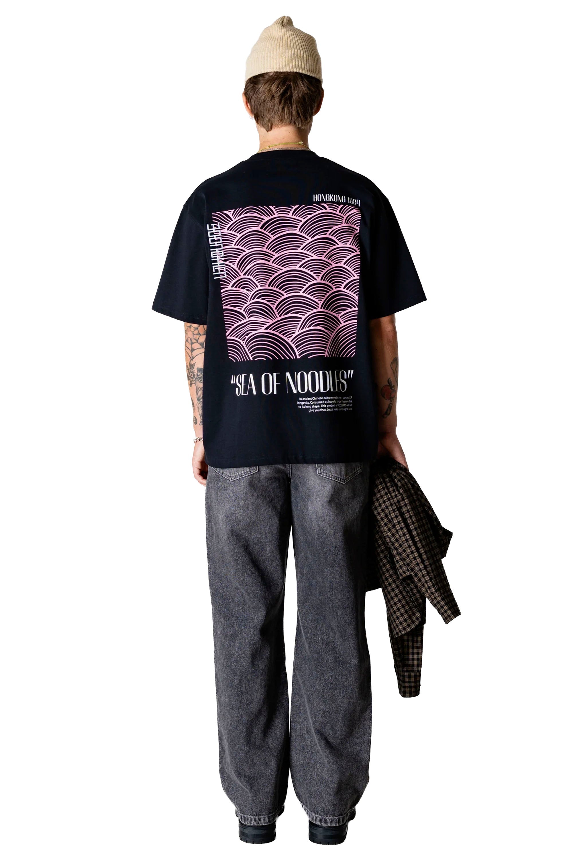 WOODBIRD - WBBAINE SEA TEE - BLACK
