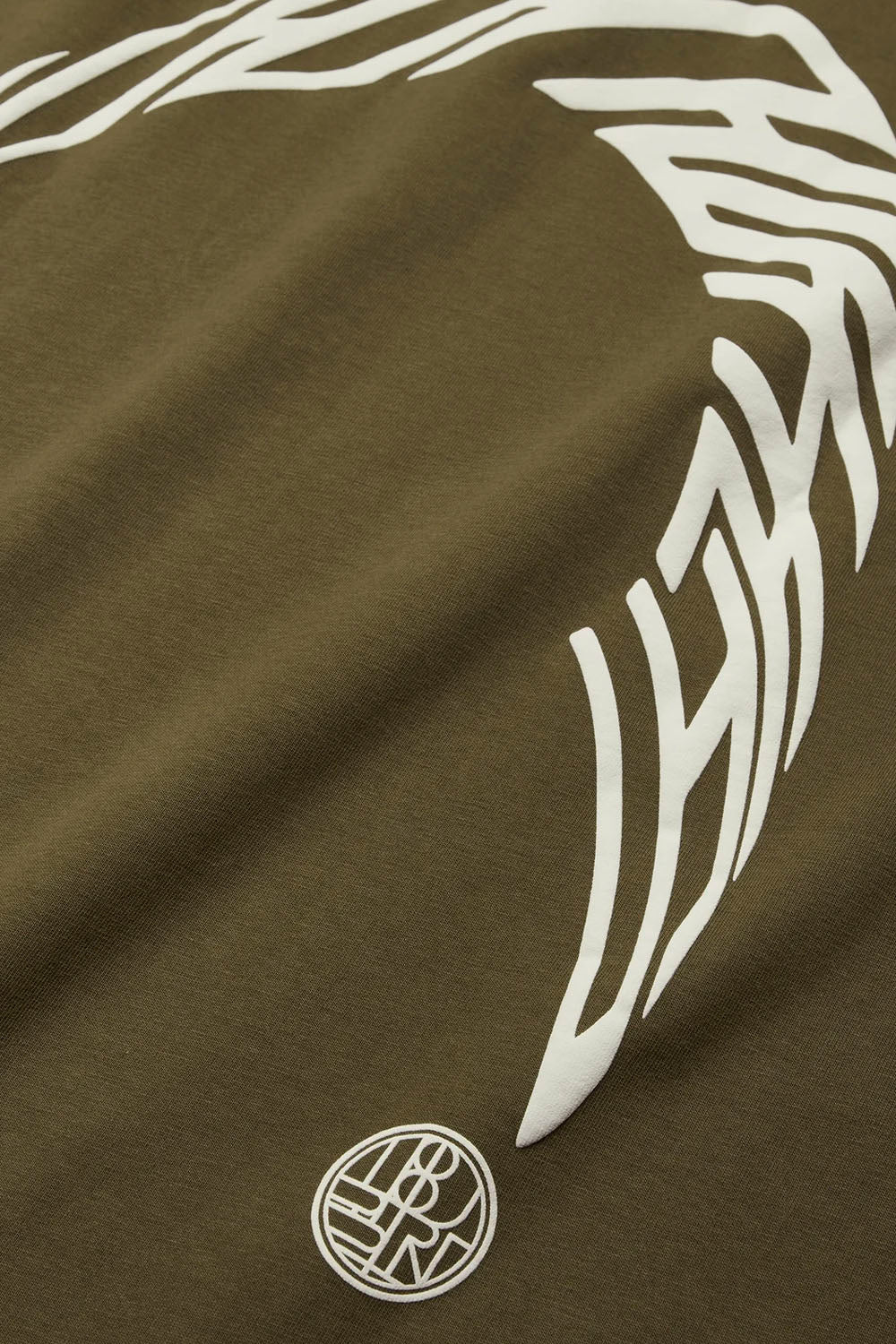 WOODBIRD - WBBAINE WARP TEE - DARK OLIVE
