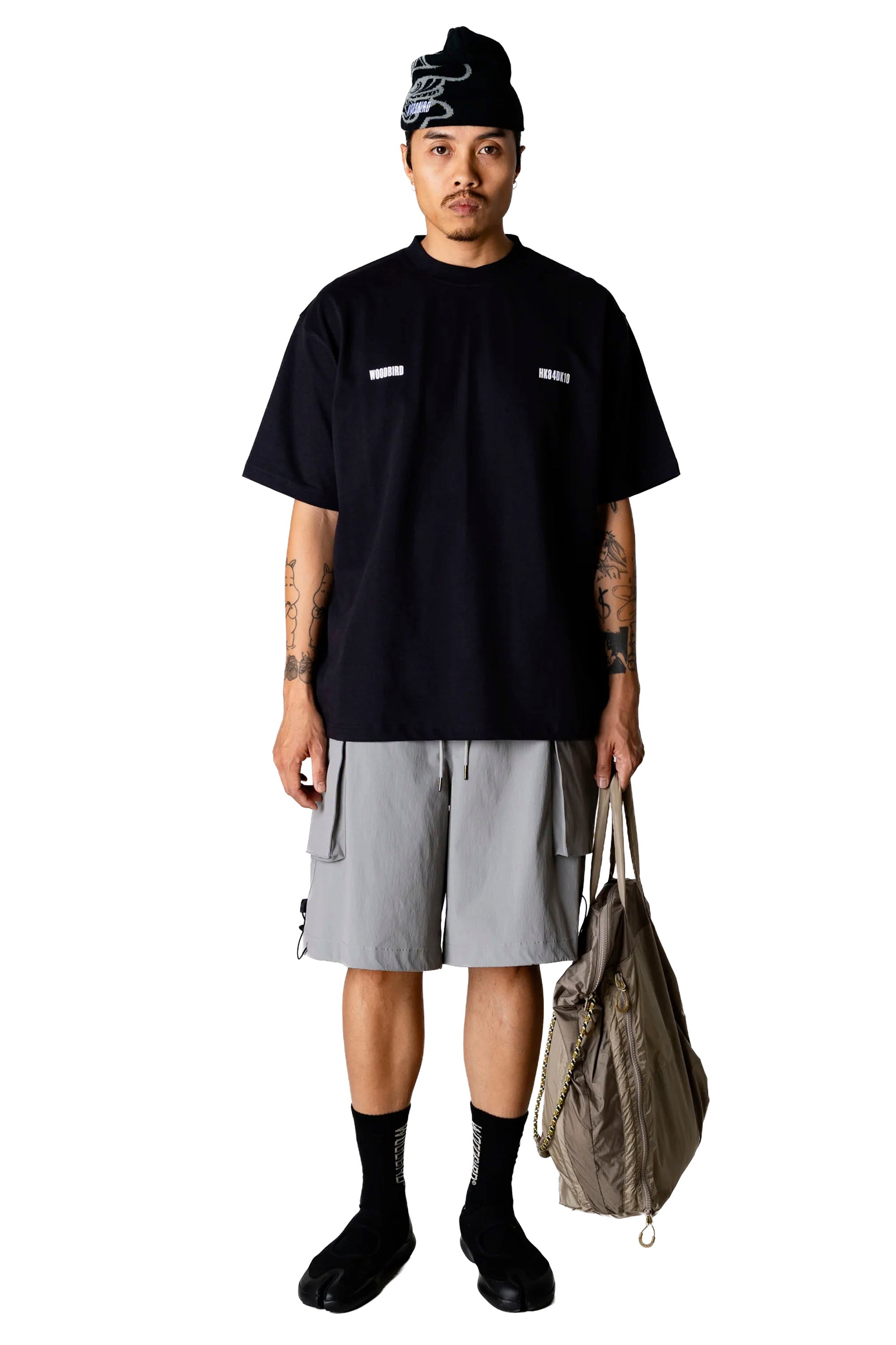 WOODBIRD - WBBAINE ZILLA TEE - BLACK