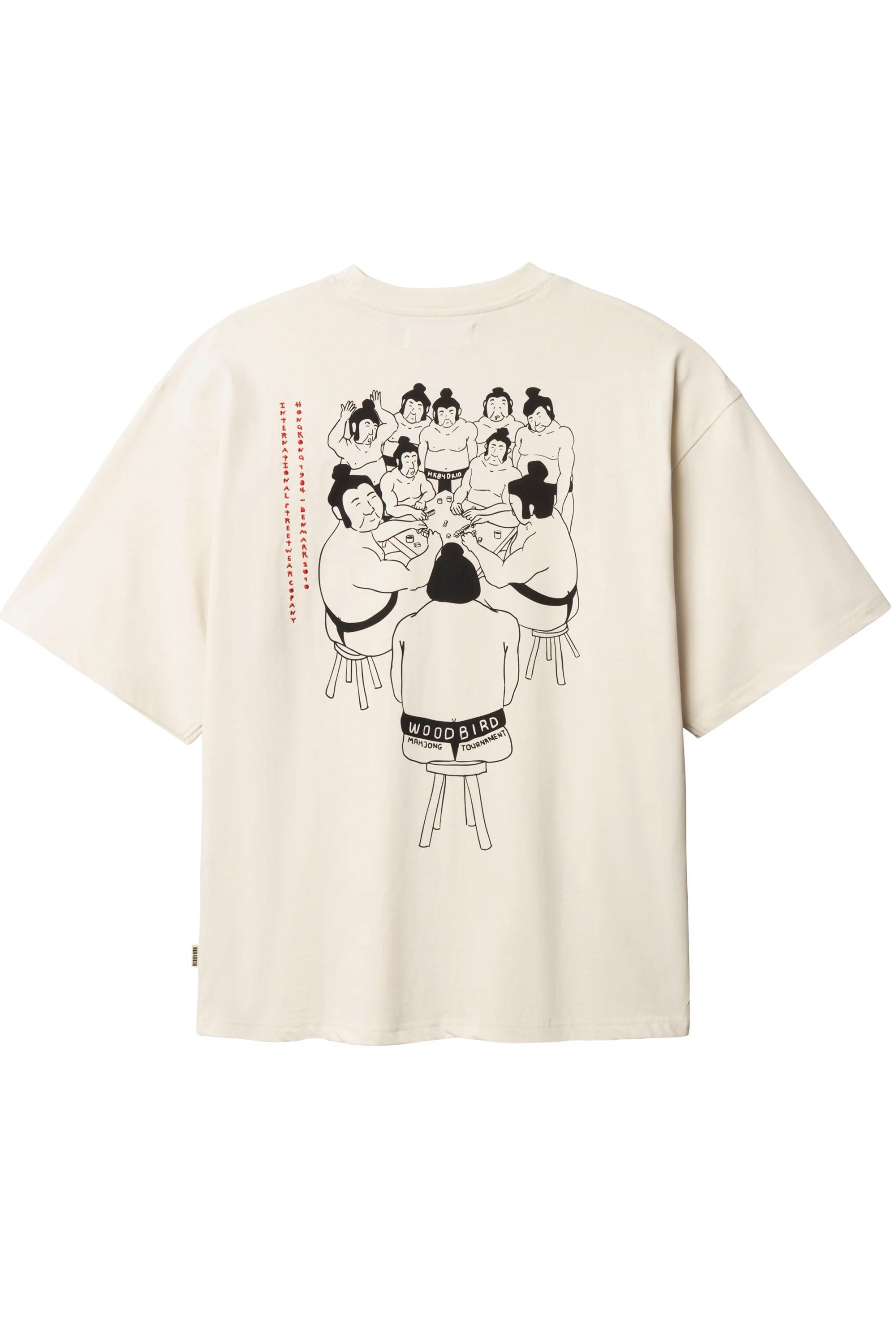 WOODBIRD - WBBEAM SUMA TEE - WHITE