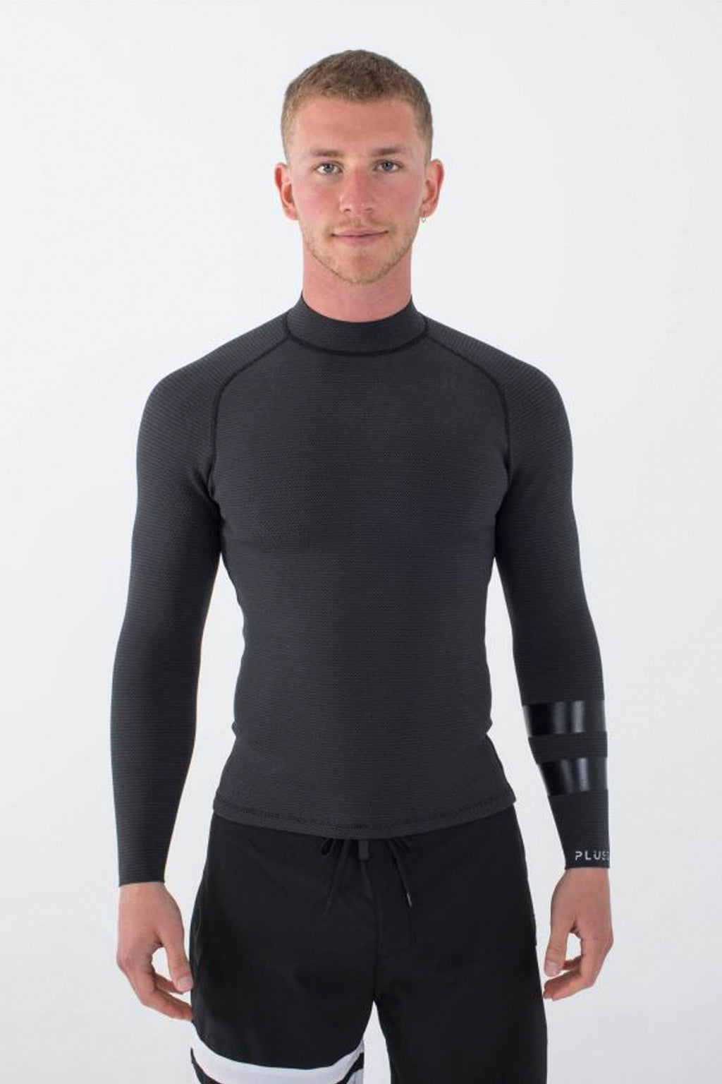 HURLEY - PLUS JACKETS TEXTURE - 1.5/1MM - LONG SLEEVE - BLACK/GRAPHITE - MAN