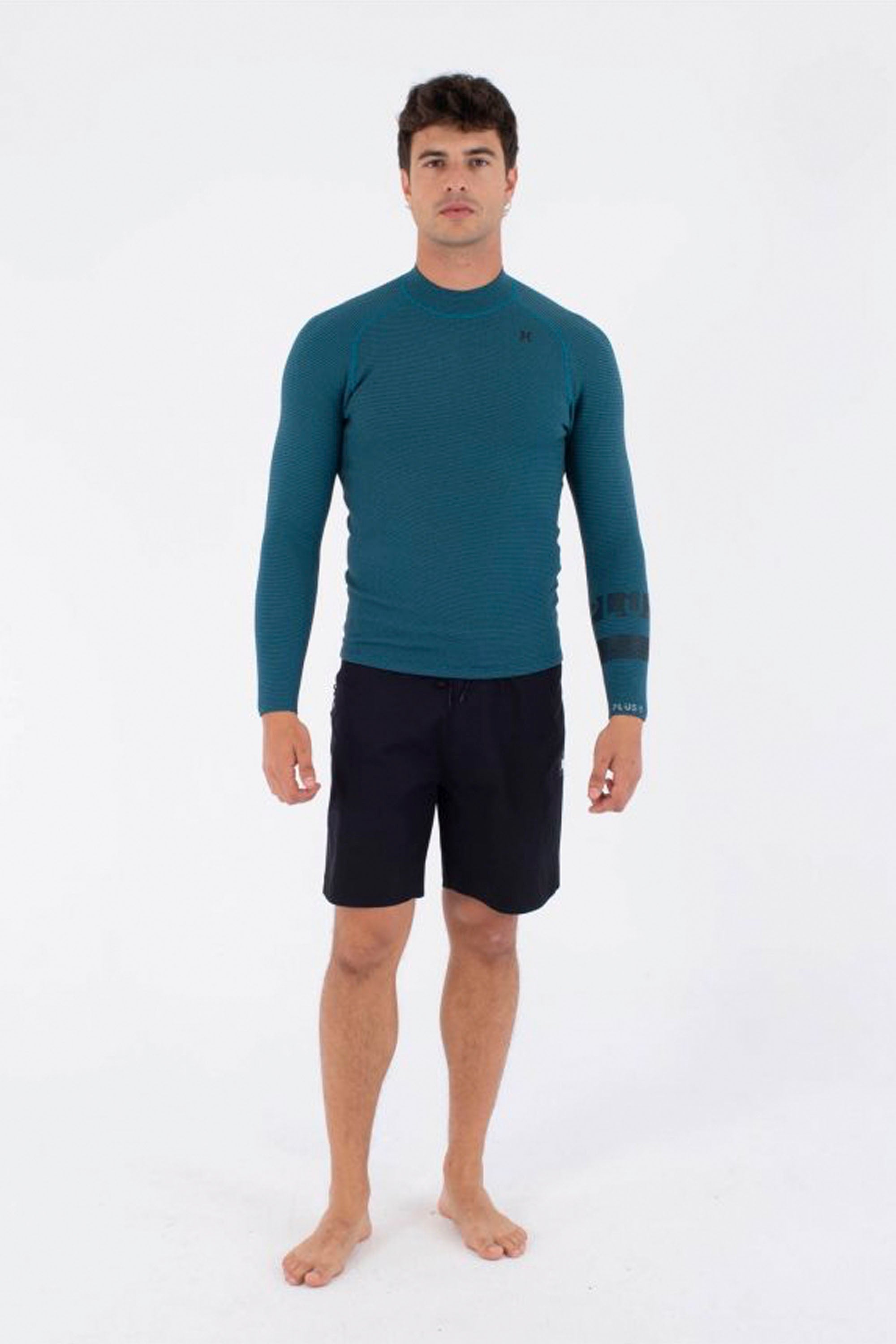 HURLEY - PLUS JACKETS TEXTURE - 1.5/1MM - LONG SLEEVE - BLACK/SKY BLUE - MAN