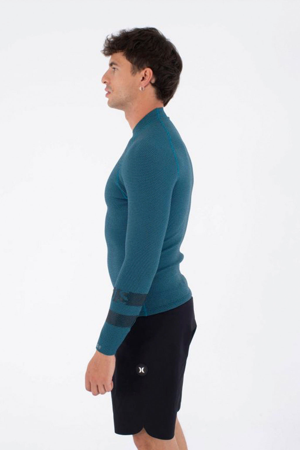 HURLEY - PLUS JACKETS TEXTURE - 1.5/1MM - LONG SLEEVE - BLACK/SKY BLUE - MAN