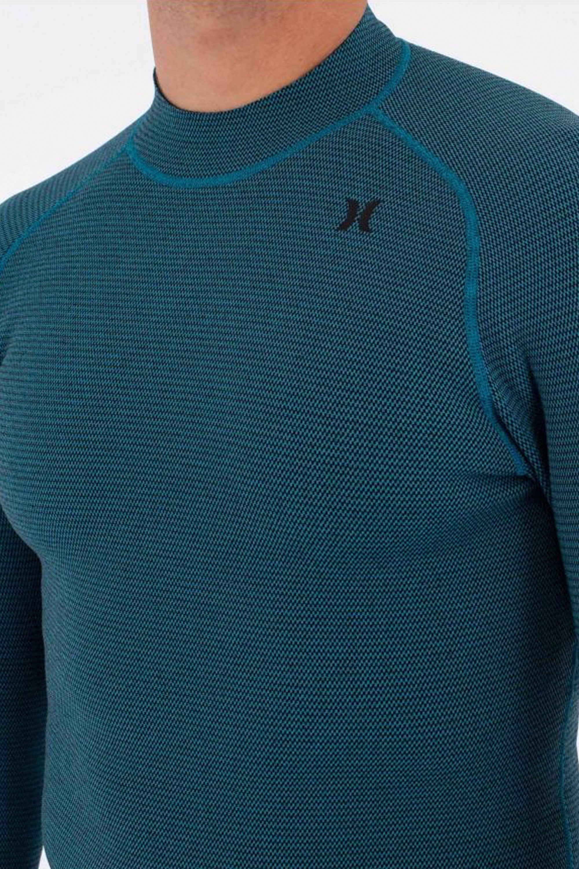 HURLEY - PLUS JACKETS TEXTURE - 1.5/1MM - LONG SLEEVE - BLACK/SKY BLUE - MAN