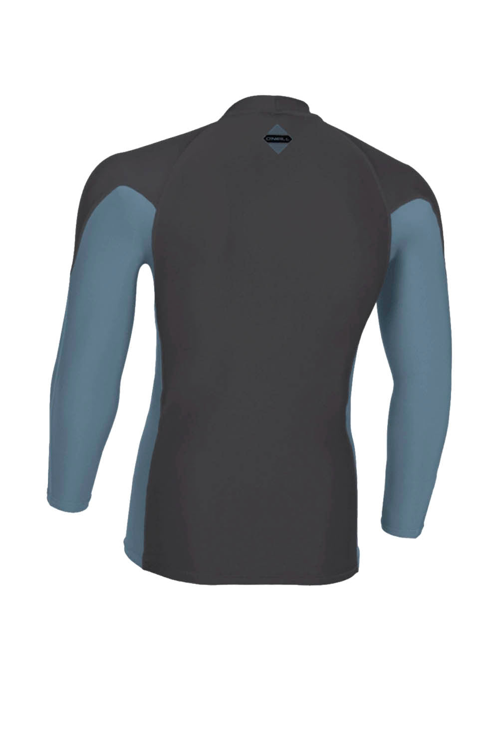O´NEILL - HYPERFREAK SKINS RASH GUARD - LONG SLEEVE - TEMPERED STEEL/BLUE FUSION