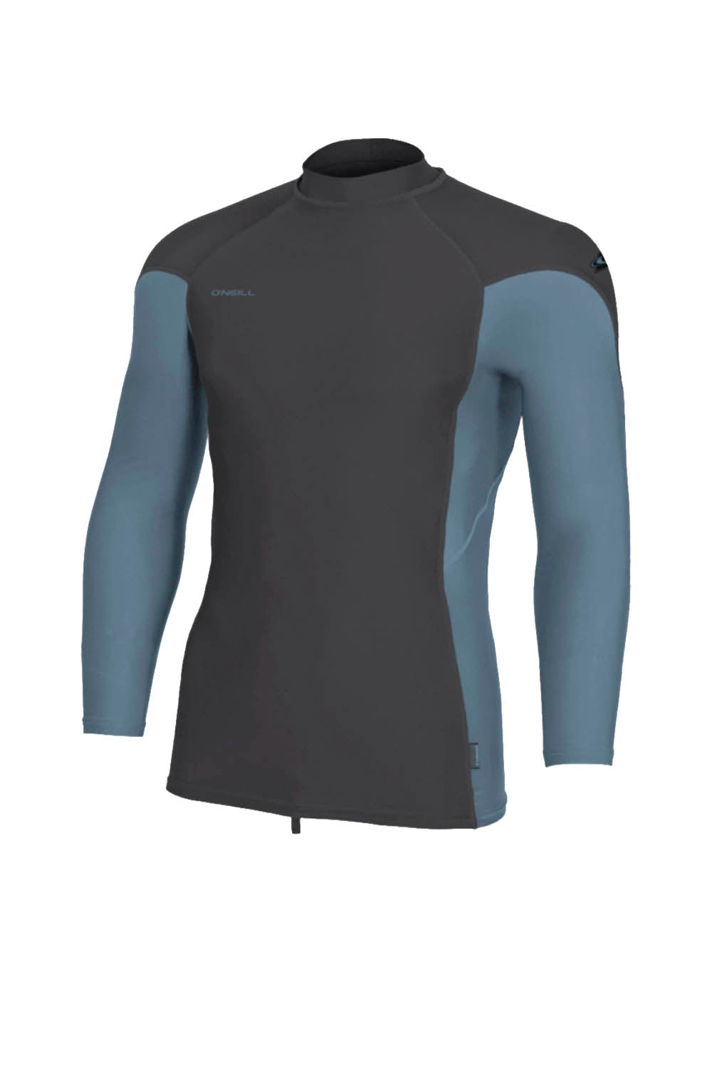 O´NEILL - HYPERFREAK SKINS RASH GUARD - LONG SLEEVE - TEMPERED STEEL/BLUE FUSION