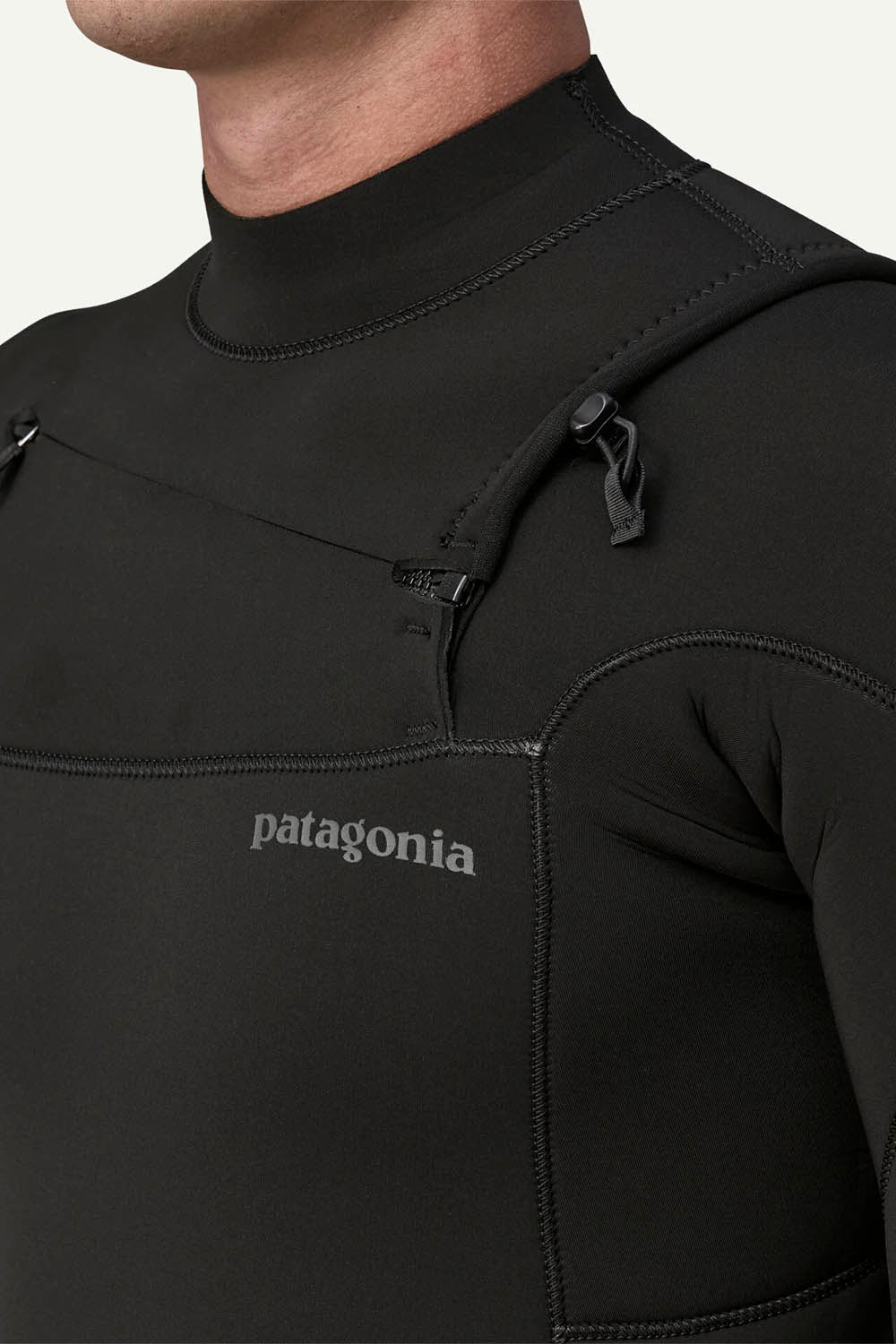 PATAGONIA - R1 YULEX REGULATOR - 3MM - Front zip - BLACK - MAN