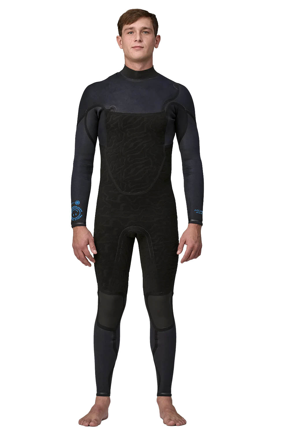 PATAGONIA - R1 YULEX REGULATOR - 3MM - Front zip - BLACK - MAN
