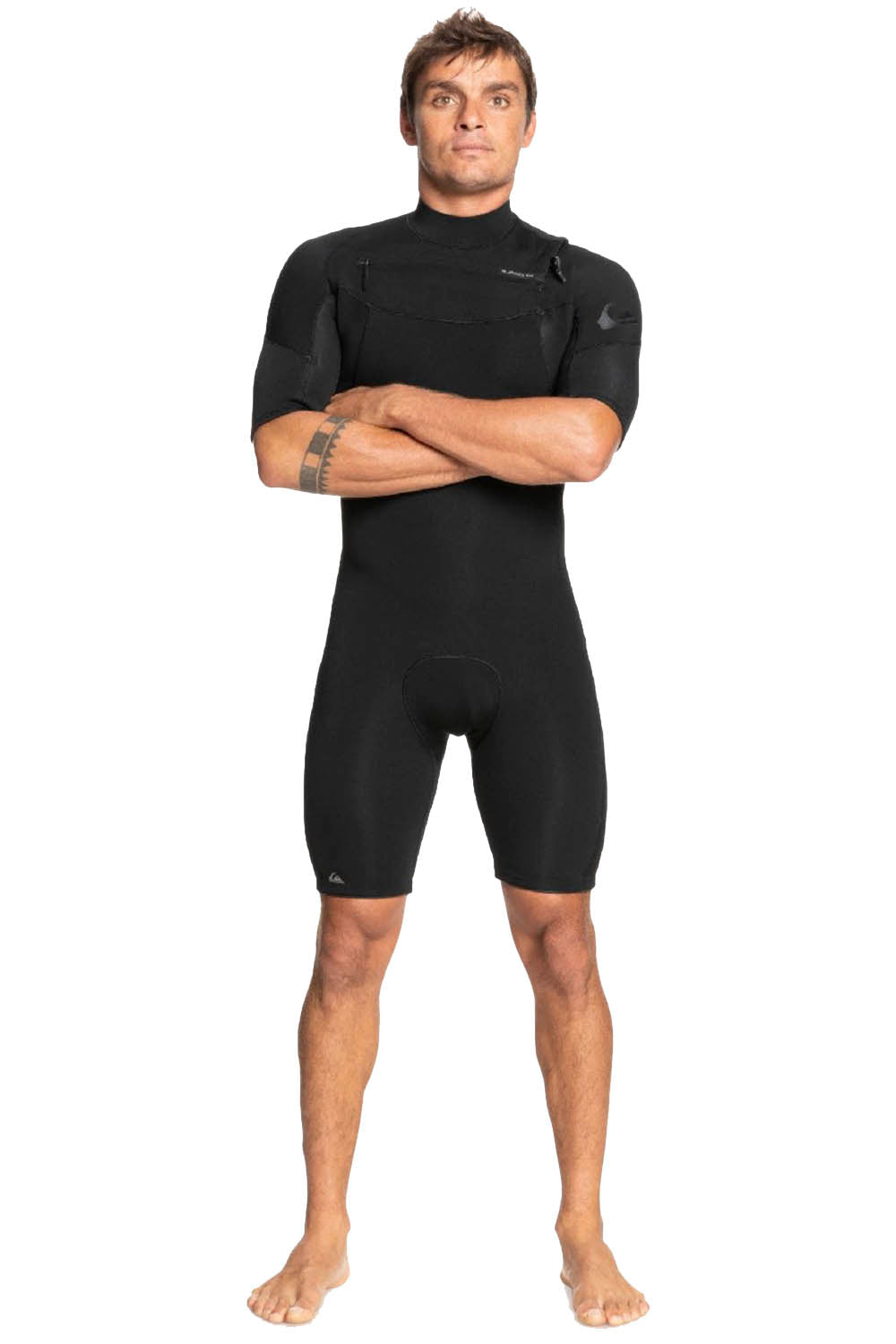 QUIKSILVER - EVERYDAY SESSIONS - 2/2MM - FRONT ZIP - BLACK - MAN