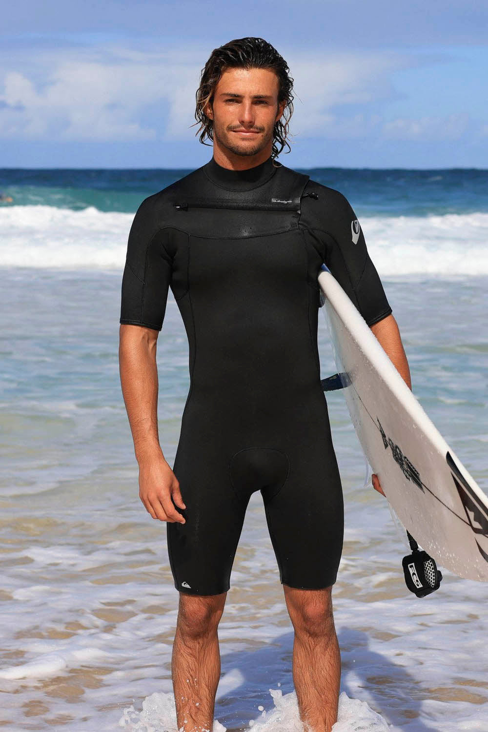 QUIKSILVER - EVERYDAY SESSIONS - 2/2MM - FRONT ZIP - BLACK - MAN