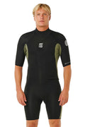 RIP CURL - DAWN PATROL - 2/2MM - BACK ZIP - DEEP CACTUS - MAN