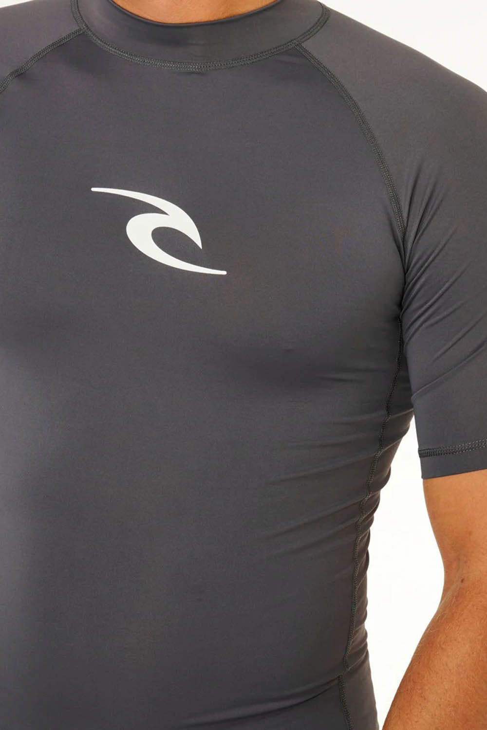 RIP CURL - WAVES UPF PERF - LONG SLEEVE - CHARCOAL GREY - MAN