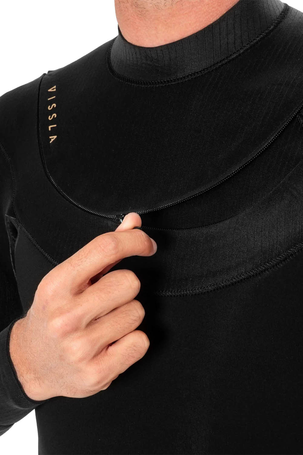 VISSLA - NEW SEAS - 3/2MM - U ZIP - BLACK 2 - MAN