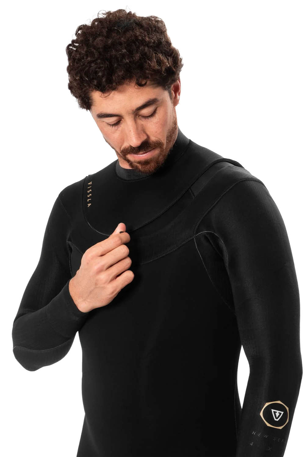VISSLA - NEW SEAS - 3/2MM - U ZIP - BLACK 2 - MAN