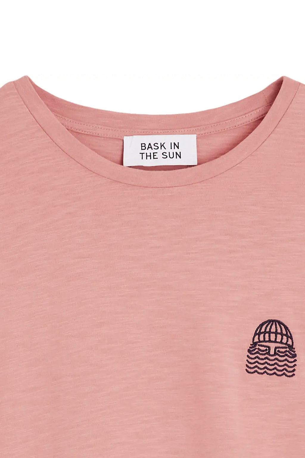 BASK IN THE SUN - MINI TO THE SEA TEE - FLAMINGO