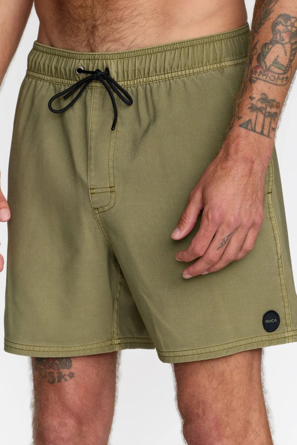 RVCA - VA PIGMENT ELASTIC SHORT 16 - MARTINI OLIVE