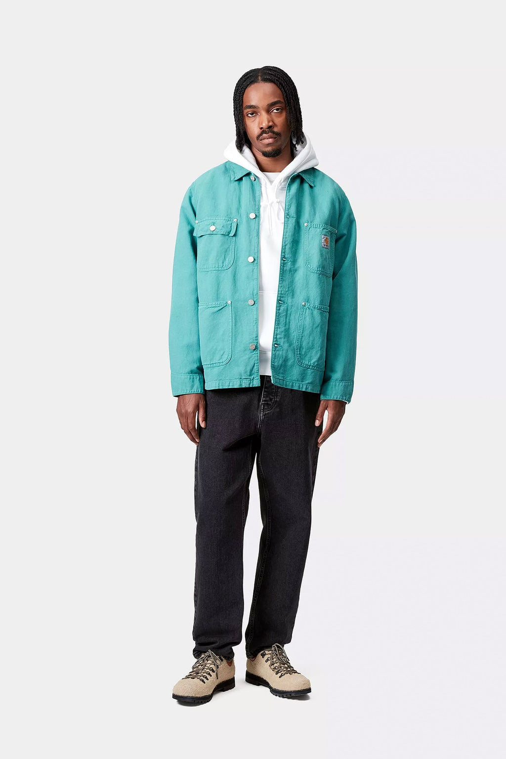 CARHARTT WIP - NEWEL PANT - BLACK STONE WASHED