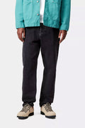 CARHARTT WIP - NEWEL PANT - BLACK STONE WASHED