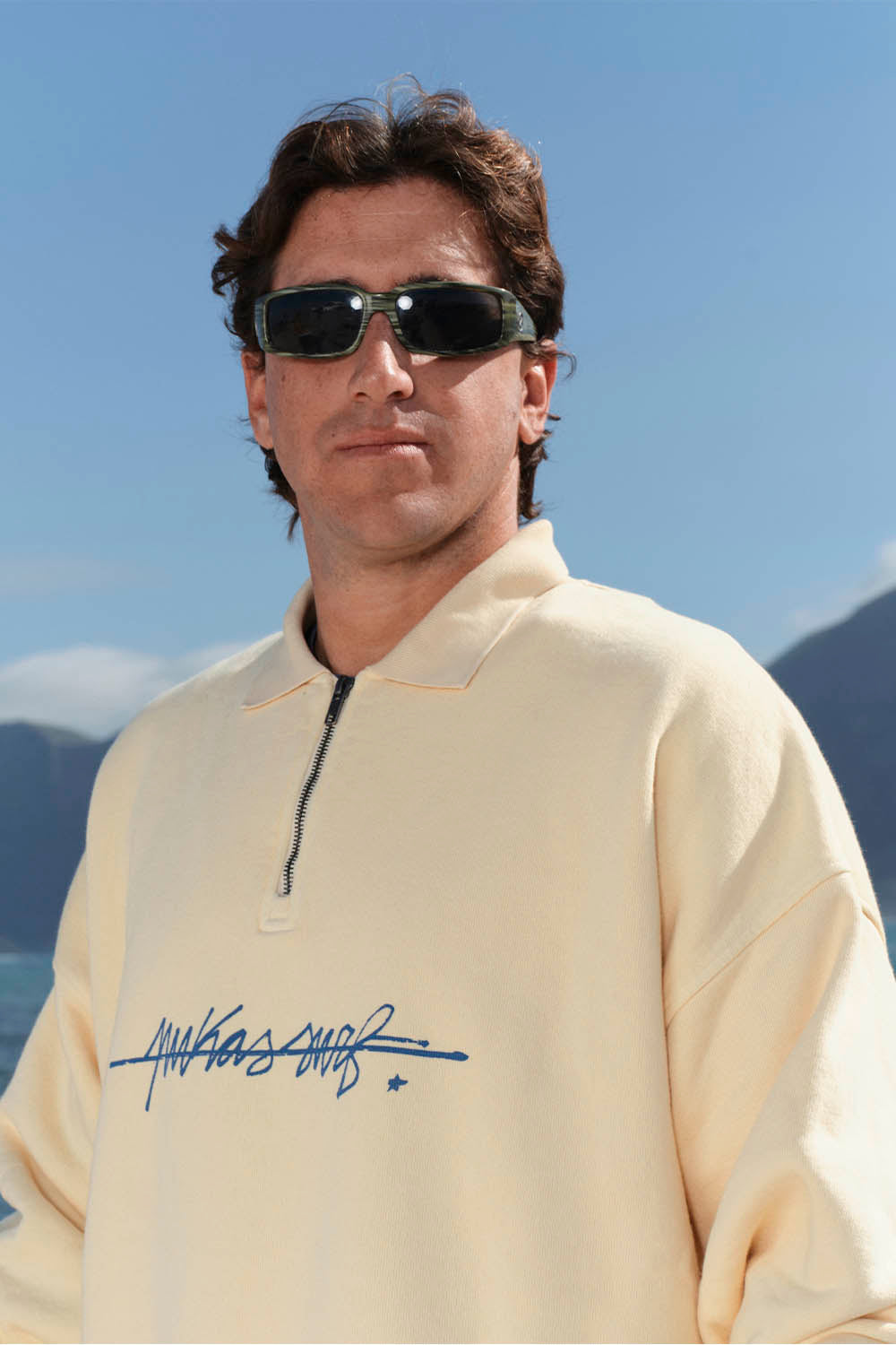 PUKAS - STRINGER HALF ZIP POLO FLEECE
