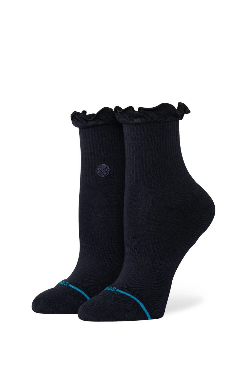 STANCE - RUFFLE ICON QUARTER - BLACK