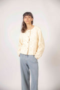 THE KORNER - EMBROIDERED JACKET - CREAM