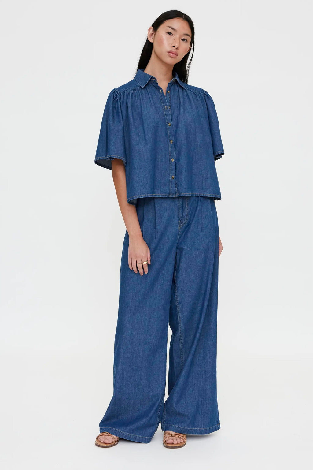WILD PONY - DENIM WIDE PANT