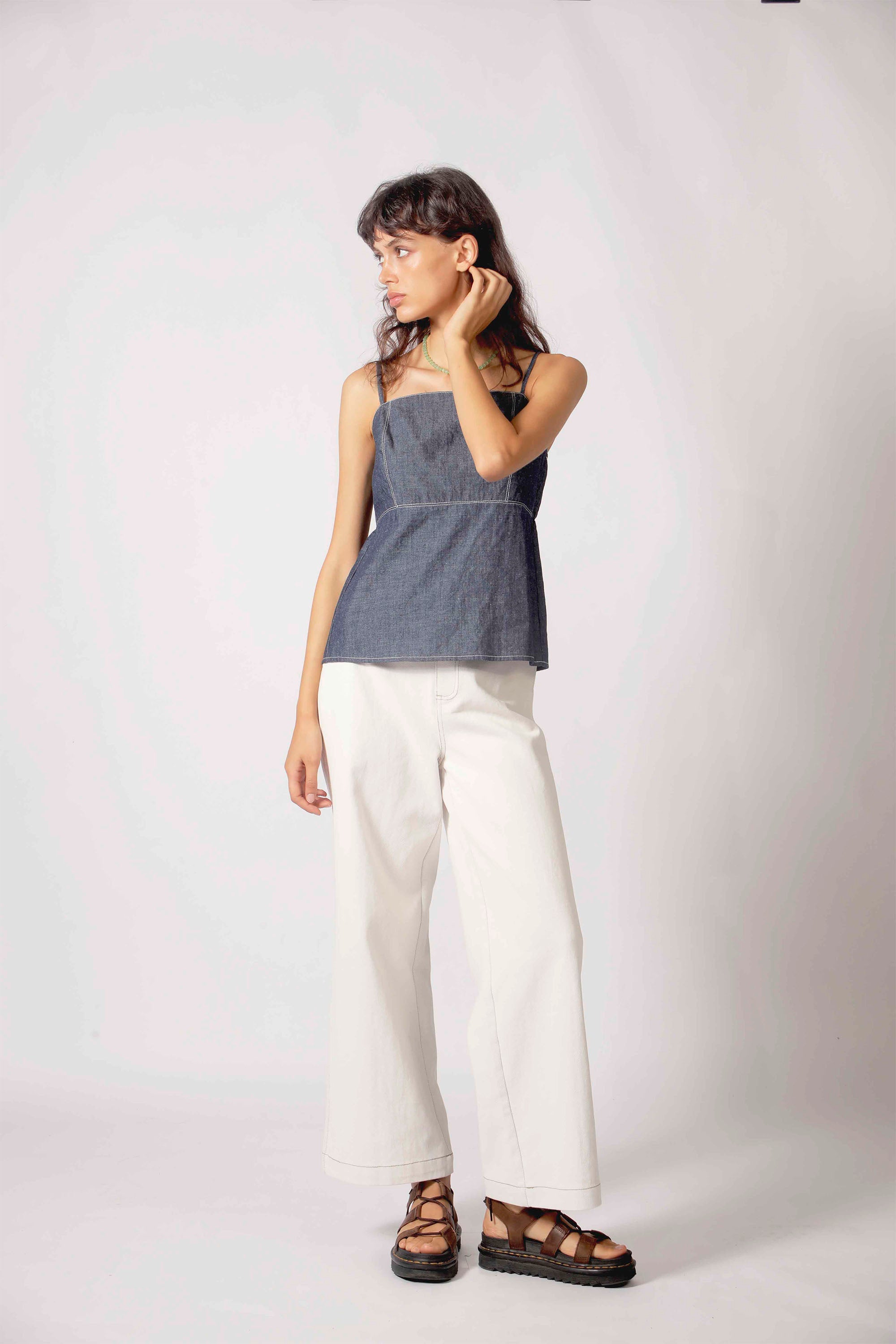 THE KORNER - DENIM TOP