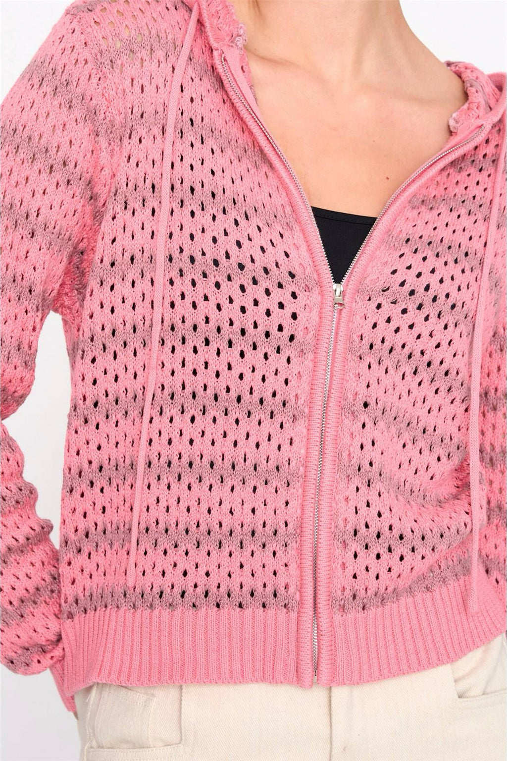 24COLOURS - STRIPED CARDIGAN