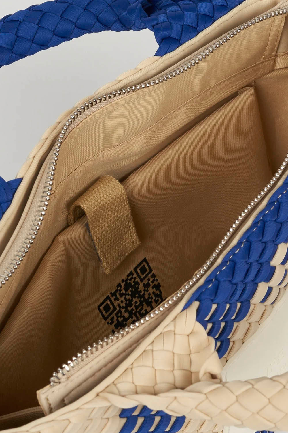 VERB TO DO - AMELIA BAG - LIFE IS SIMPLE - BEIGE/BLUE