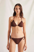 MI&CO - SHELL BIKINI SET - BROWN
