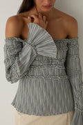 LAAGAM - PETRA SQUARED TEXTURED BLOUSE