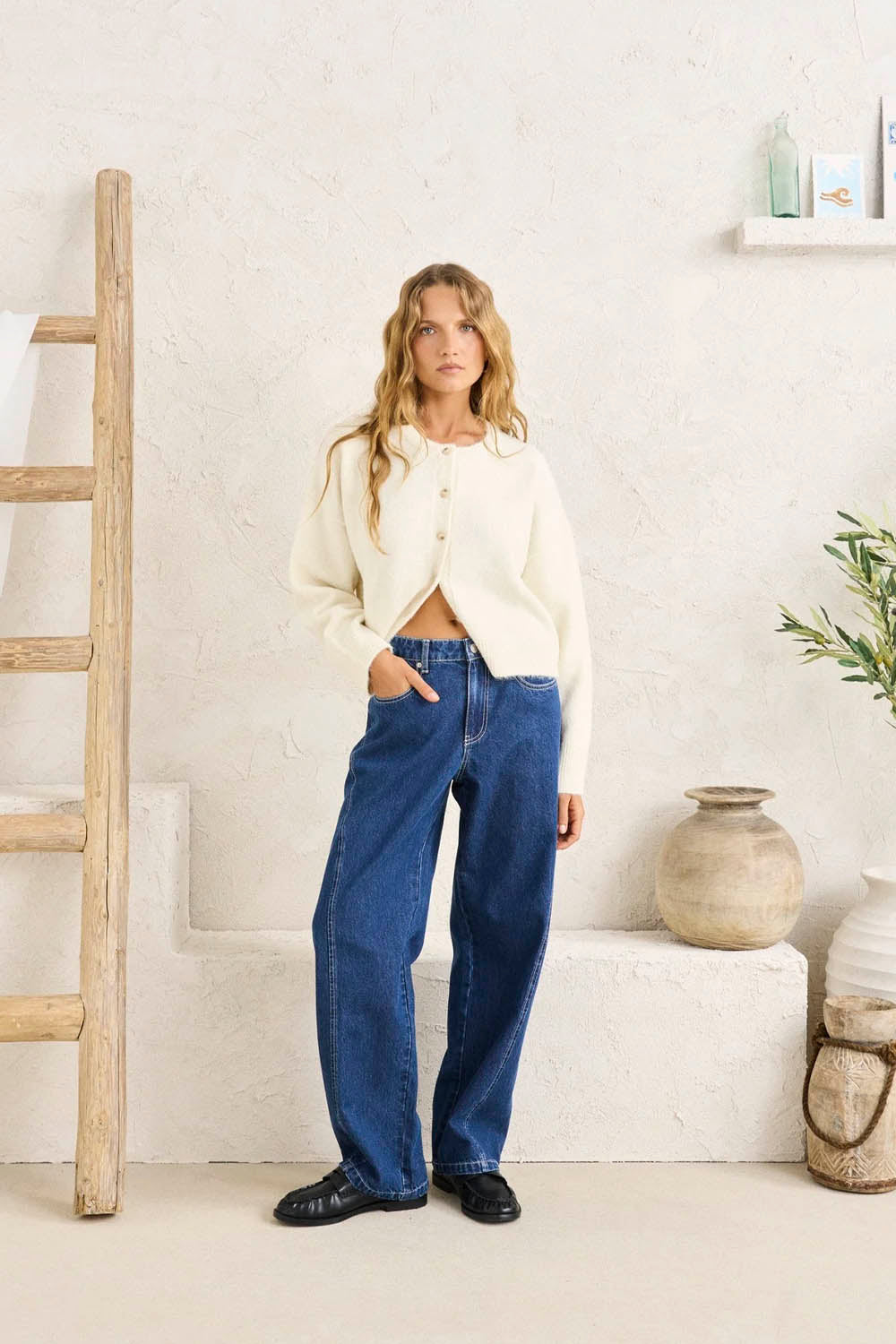RHYTHM - ESTELLE FLUFFY CARDIGAN