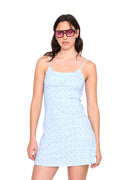 24COLOURS - FLOWERED BLUE DRESS