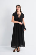 MUS & BOMBON - GRETA DRESS - NEGRO