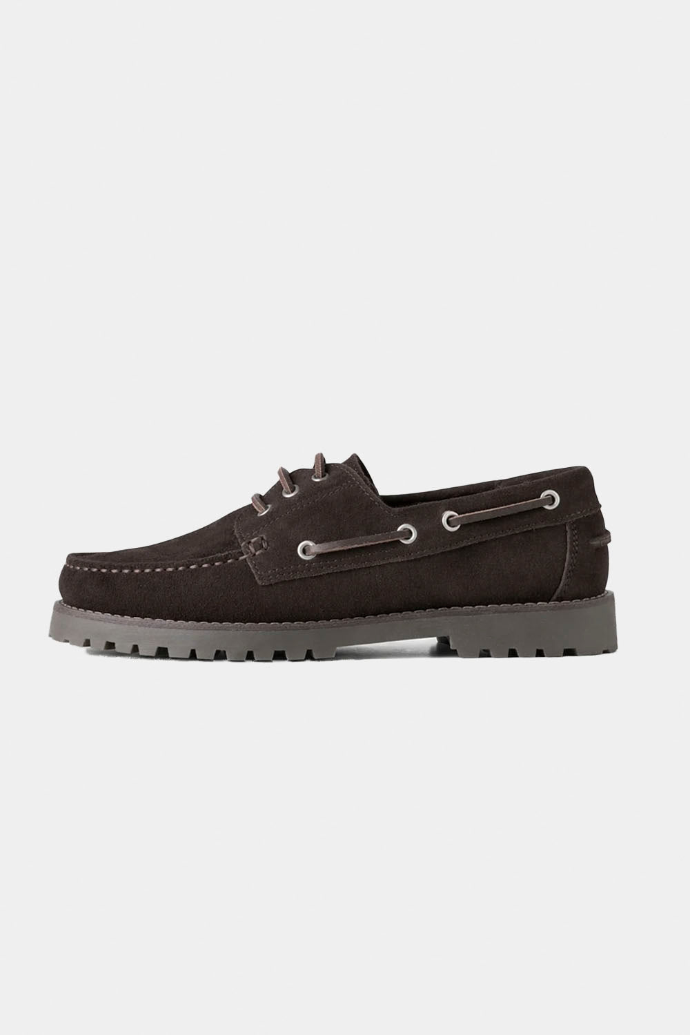 GARMENT PROJECT - OLLIE BOAT SHOE - WOMAN - BROWN SUEDE