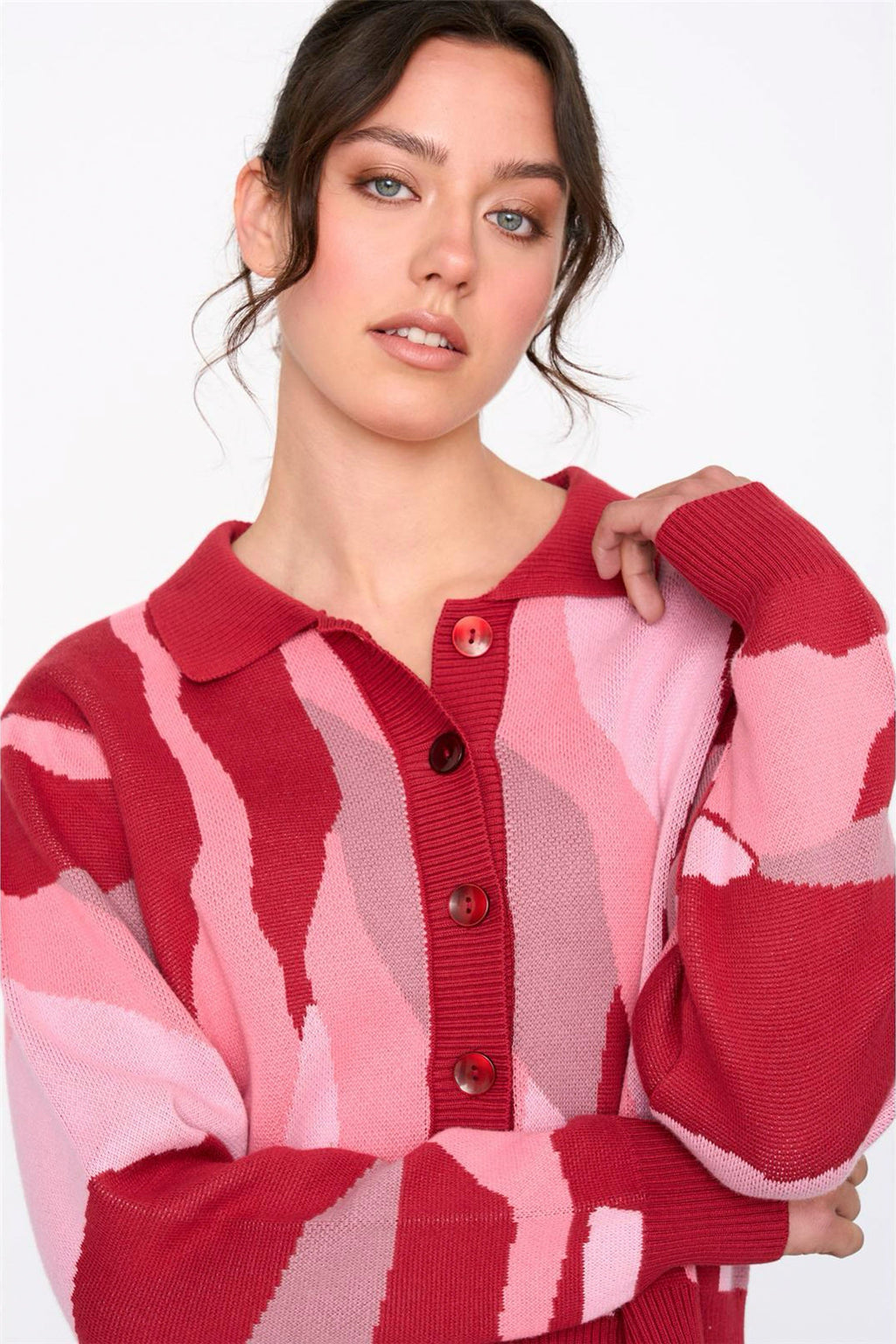24COLOURS - PINK CARDIGAN