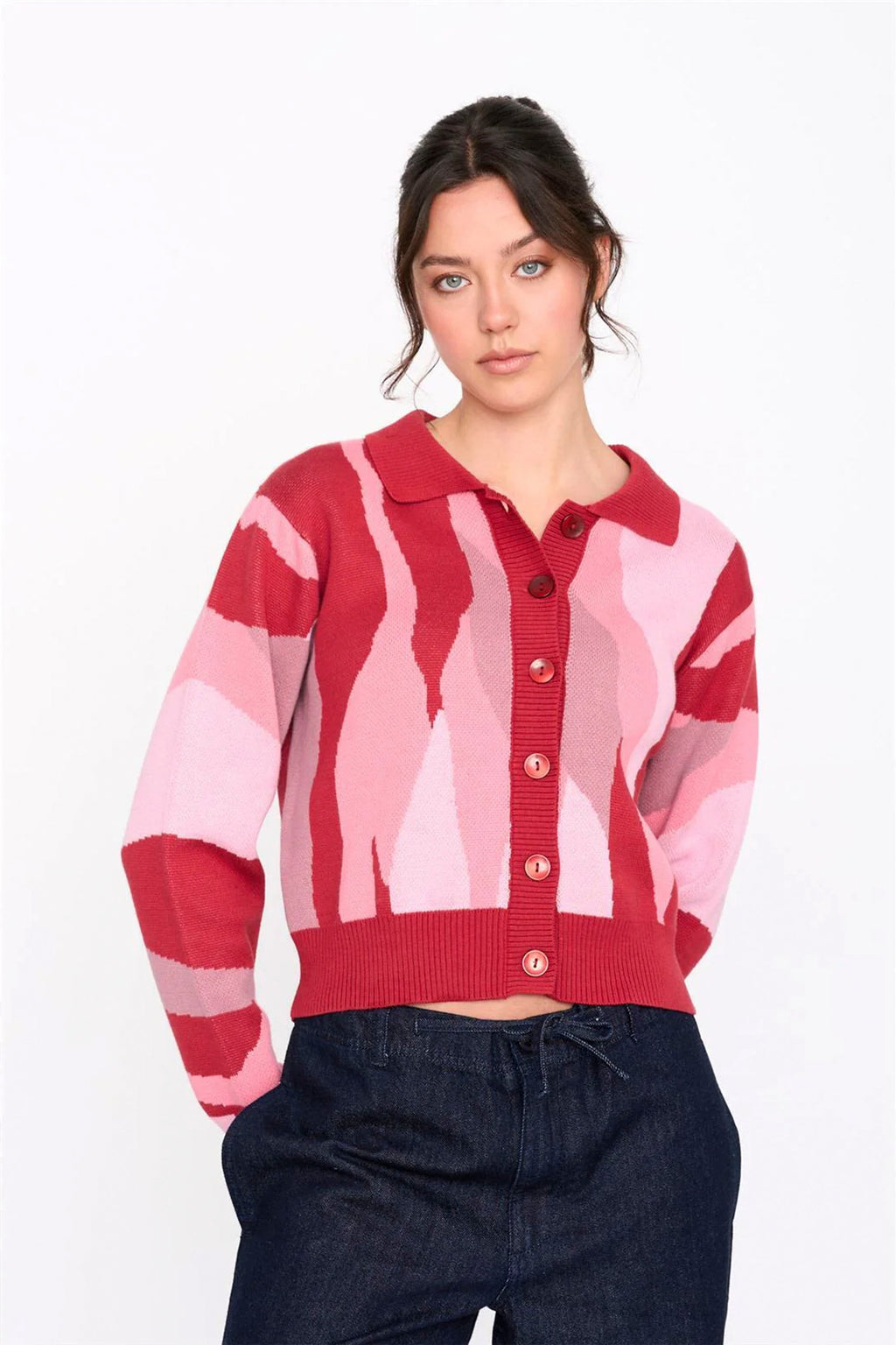 24COLOURS - PINK CARDIGAN