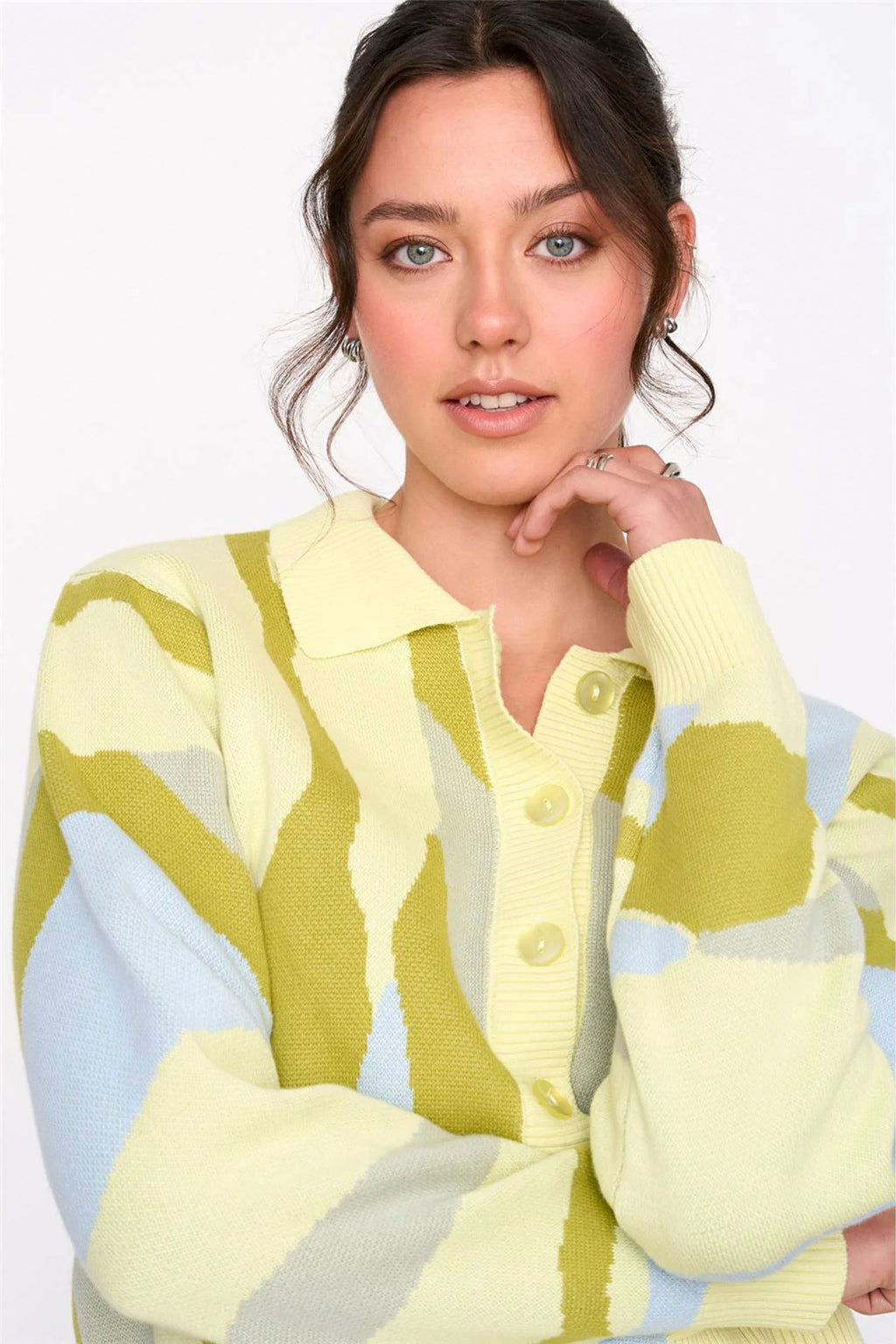 24COLOURS - YELLOW CARDIGAN