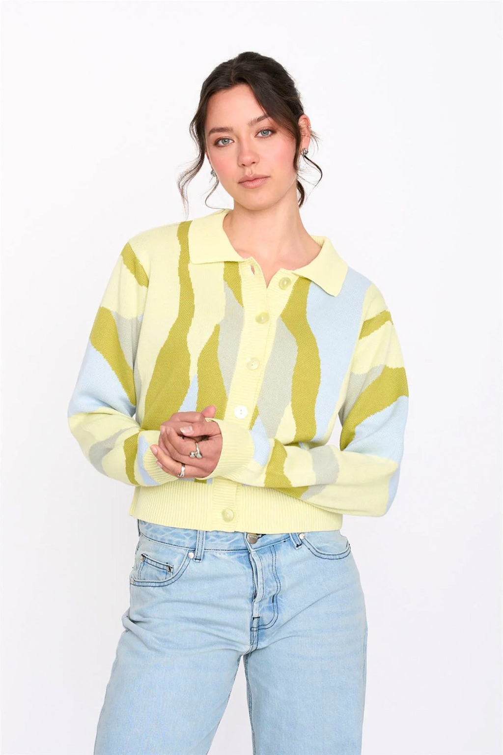 24COLOURS - YELLOW CARDIGAN