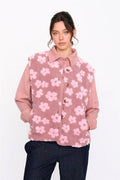 24COLOURS - FLOWERS VEST - ROSE