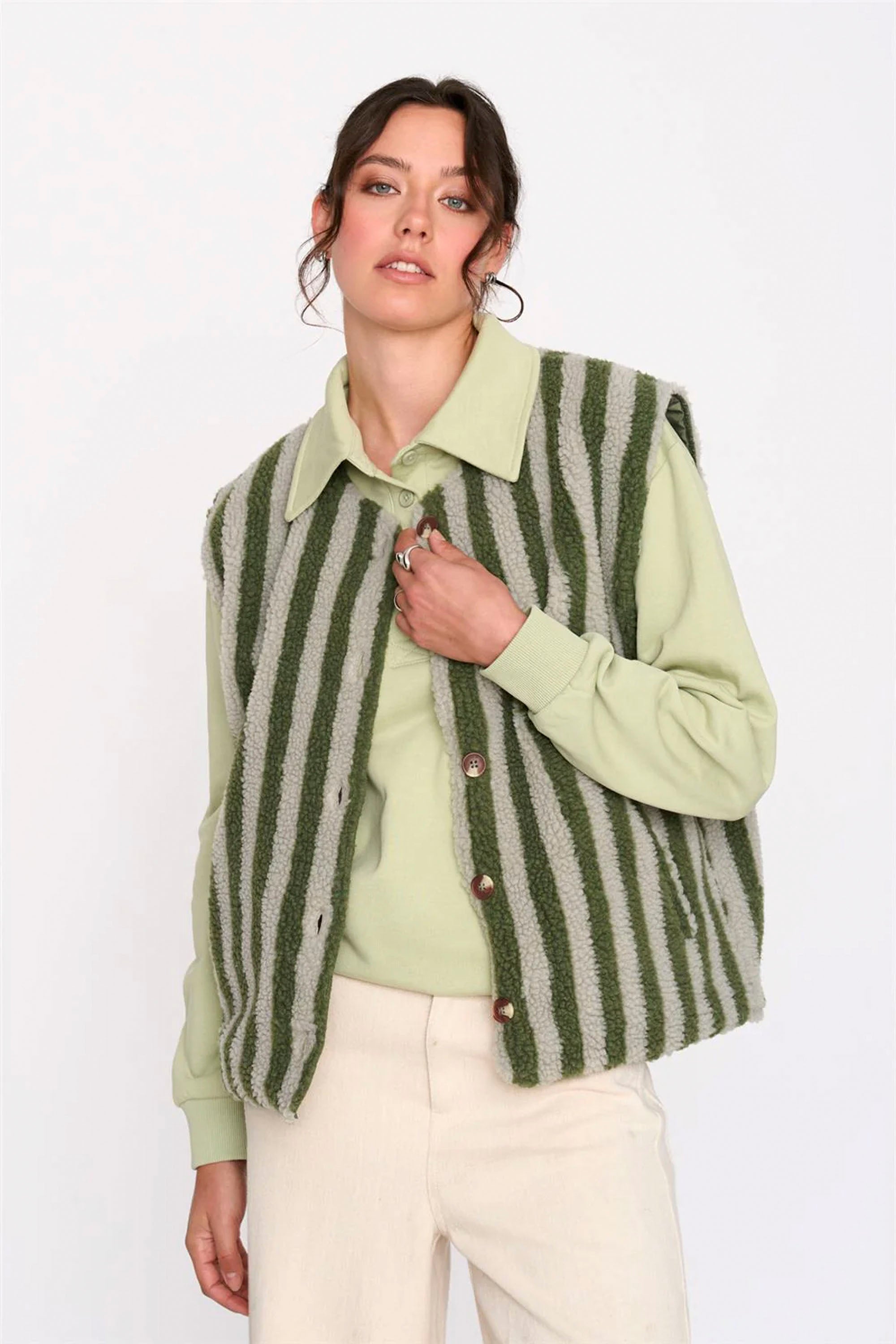 24COLOURS - STRIPED VEST