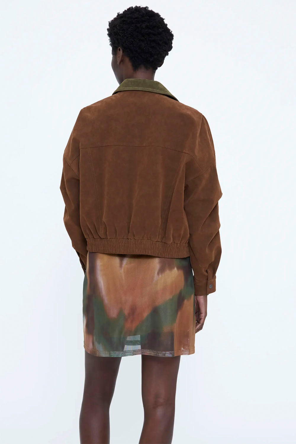 WILD PONY - SUEDE JACKET - BROWN